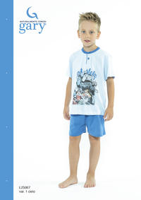 BOY'S PAJAMA M/M L35067 Tellini S.r.l. Wholesale Clothing